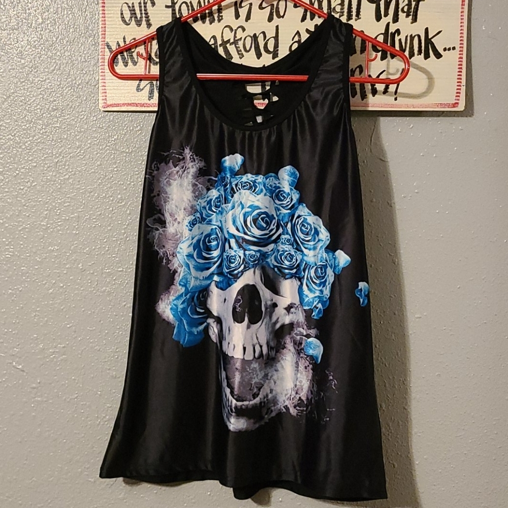 Skull tank top